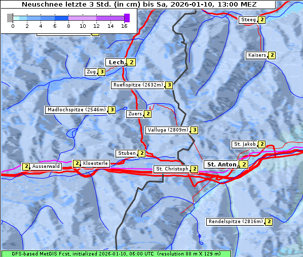 Neuschnee, 10. 1. 2026