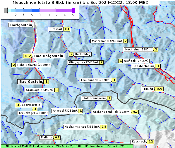 Neuschnee, 22. 12. 2024