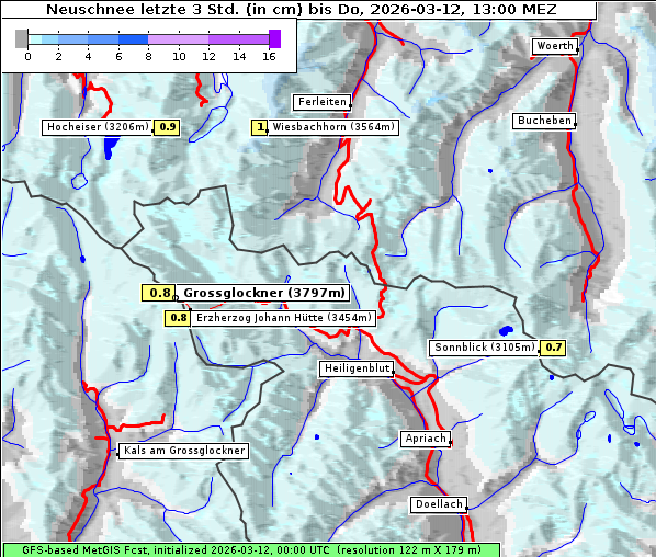 Neuschnee, 12. 3. 2026