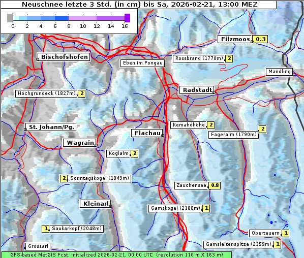Neuschnee, 21. 2. 2026