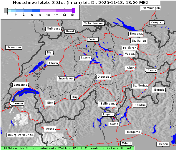 Neuschnee, 18. 11. 2025