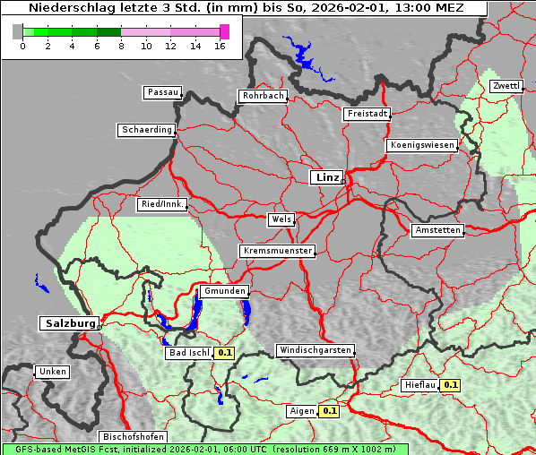 Niederschlag, 1. 2. 2026
