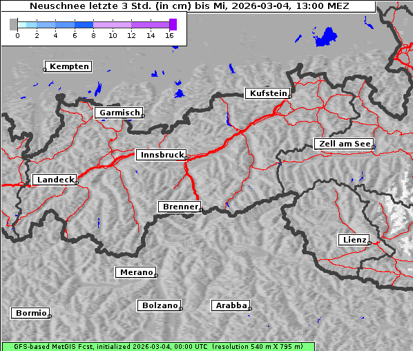 Neuschnee, 4. 3. 2026