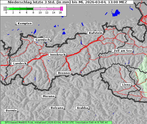 Niederschlag, 4. 3. 2026