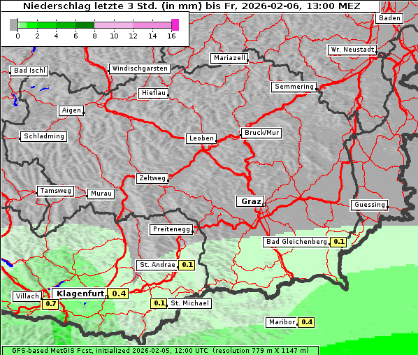 Niederschlag, 6. 2. 2026