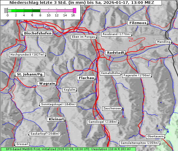 Niederschlag, 17. 1. 2026