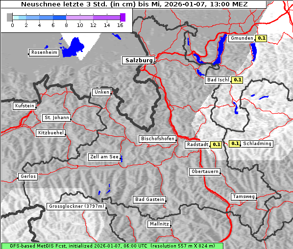 Neuschnee, 7. 1. 2026