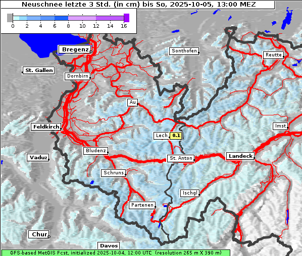 Neuschnee, 5. 10. 2025