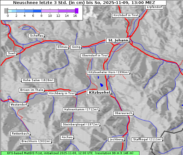 Neuschnee, 9. 11. 2025