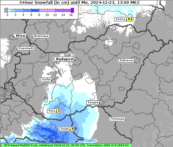 Neuschnee, 23. 12. 2024