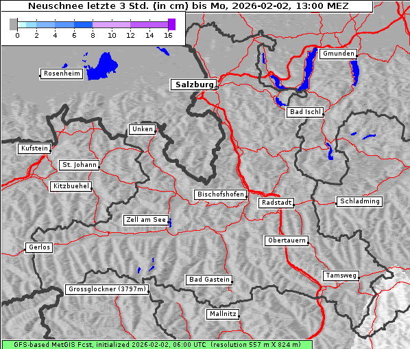 Neuschnee, 2. 2. 2026