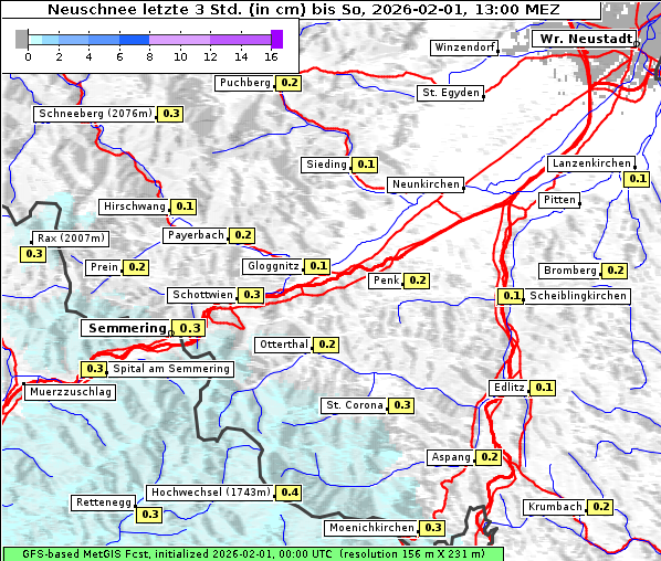 Neuschnee, 1. 2. 2026