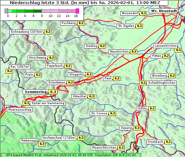 Niederschlag, 1. 2. 2026