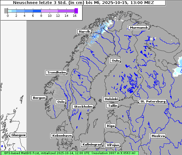 Neuschnee, 15. 10. 2025