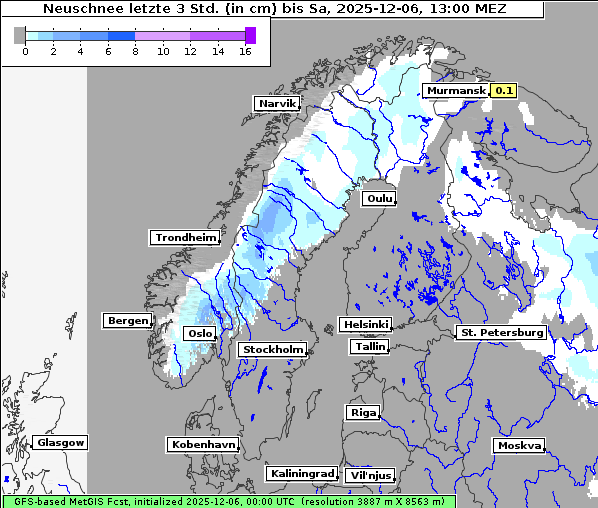 Neuschnee, 6. 12. 2025