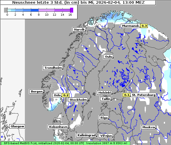 Neuschnee, 4. 2. 2026