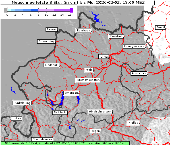 Neuschnee, 2. 2. 2026