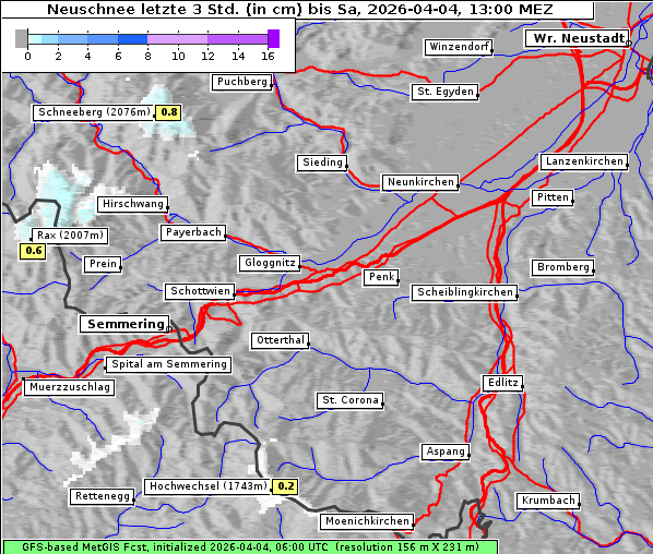 Neuschnee, 4. 4. 2026