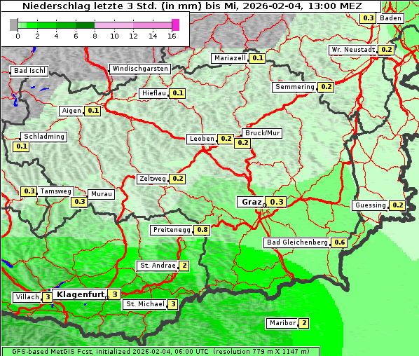 Niederschlag, 4. 2. 2026