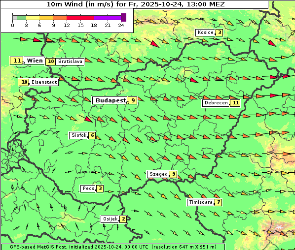 Wind, 24. 10. 2025