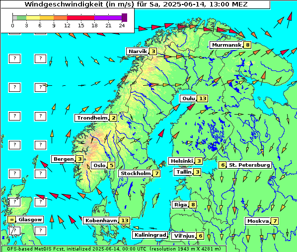 Wind, 14. 6. 2025