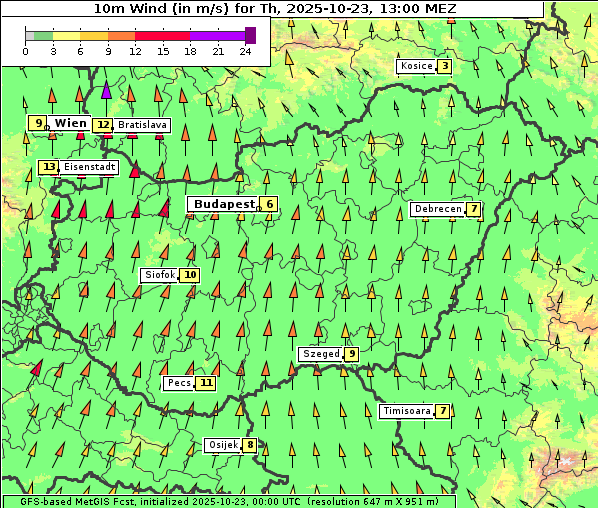 Wind, 23. 10. 2025