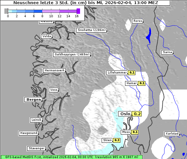 Neuschnee, 4. 2. 2026