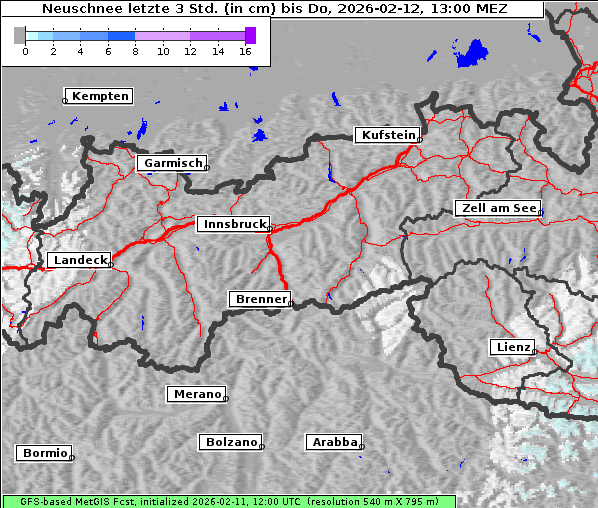 Neuschnee, 12. 2. 2026