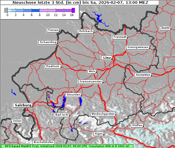 Neuschnee, 7. 2. 2026