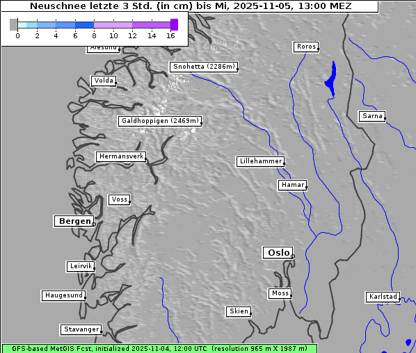 Neuschnee, 5. 11. 2025