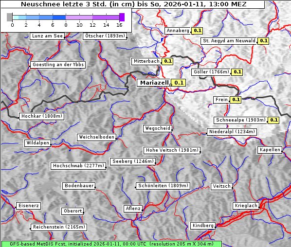 Neuschnee, 11. 1. 2026