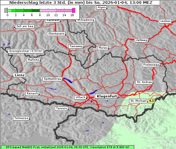 Niederschlag, 4. 1. 2026
