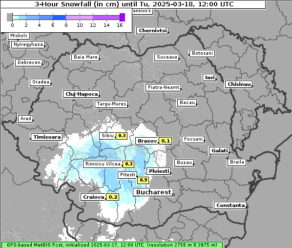 Neuschnee, 18. 3. 2025