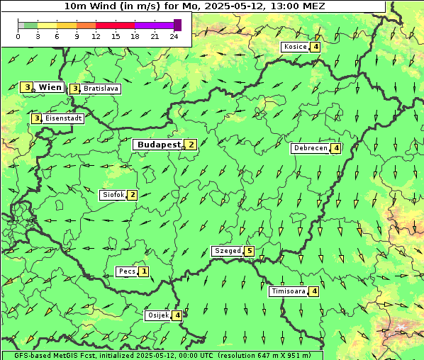 Wind, 12. 5. 2025