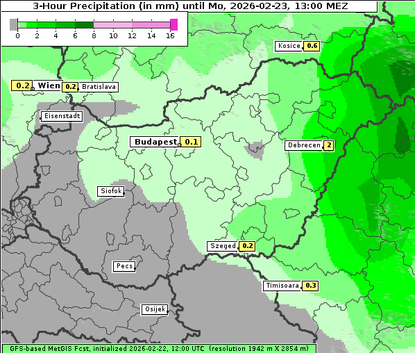 Niederschlag, 23. 2. 2026