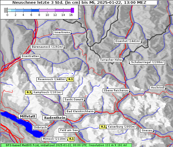 Neuschnee, 22. 1. 2025