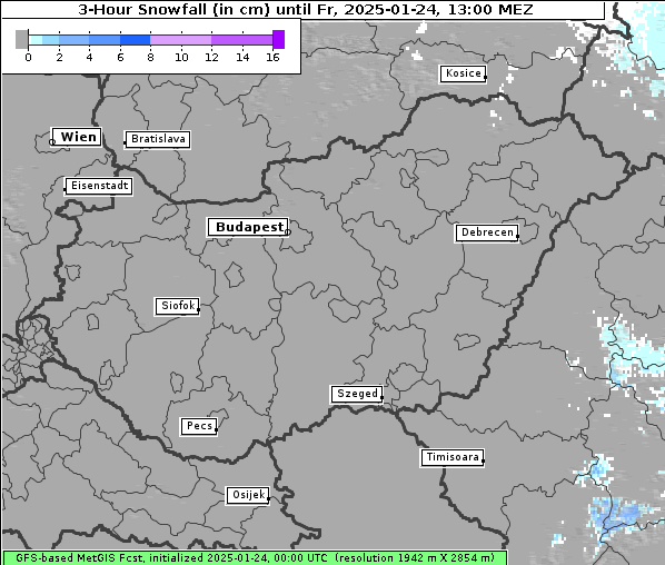 Neuschnee, 24. 1. 2025