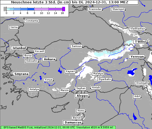 Neuschnee, 31. 12. 2024