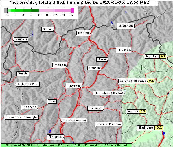 Niederschlag, 6. 1. 2026