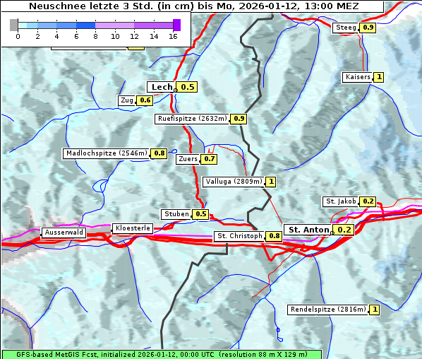 Neuschnee, 12. 1. 2026