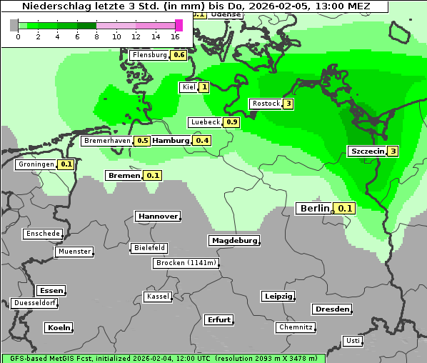 Niederschlag, 5. 2. 2026