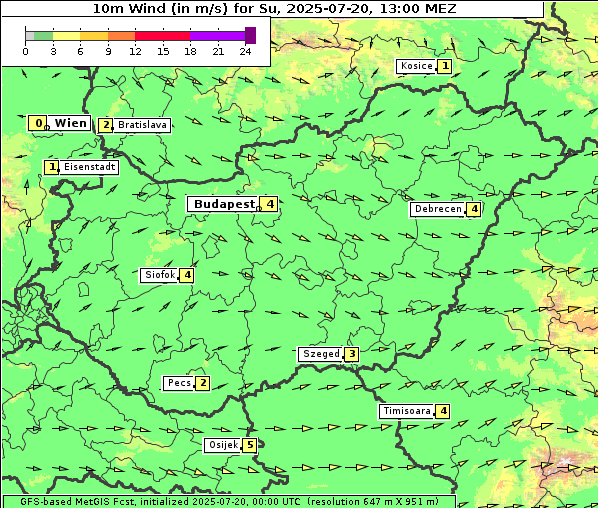 Wind, 20. 7. 2025