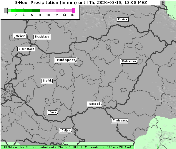 Niederschlag, 19. 3. 2026