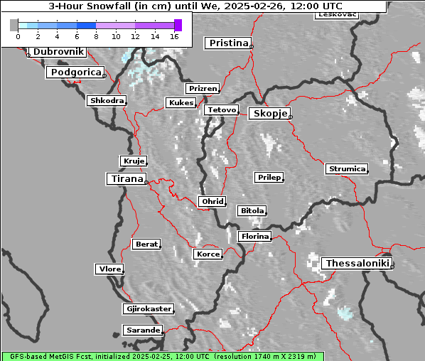 Neuschnee, 26. 2. 2025