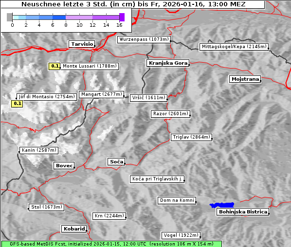 Neuschnee, 16. 1. 2026