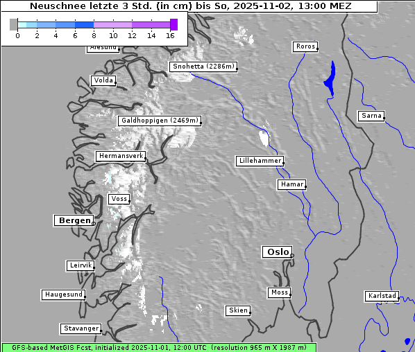 Neuschnee, 2. 11. 2025
