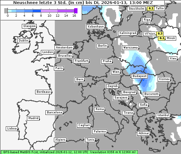 Neuschnee, 13. 1. 2026