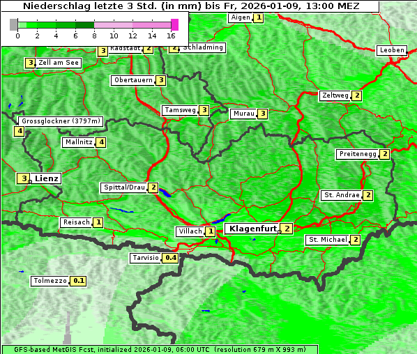 Niederschlag, 9. 1. 2026