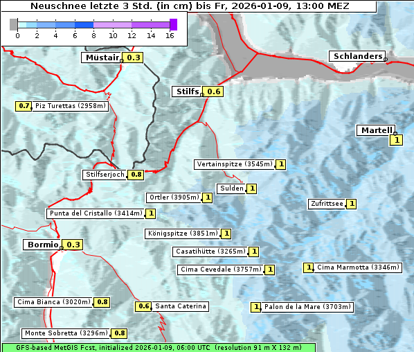 Neuschnee, 9. 1. 2026