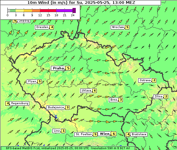 Wind, 25. 5. 2025